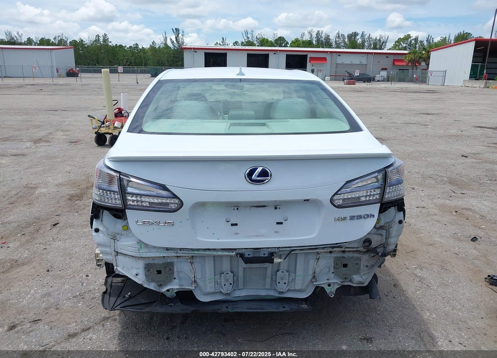 2010 LEXUS HS250H VIN: JTHBB1BA3A2033318