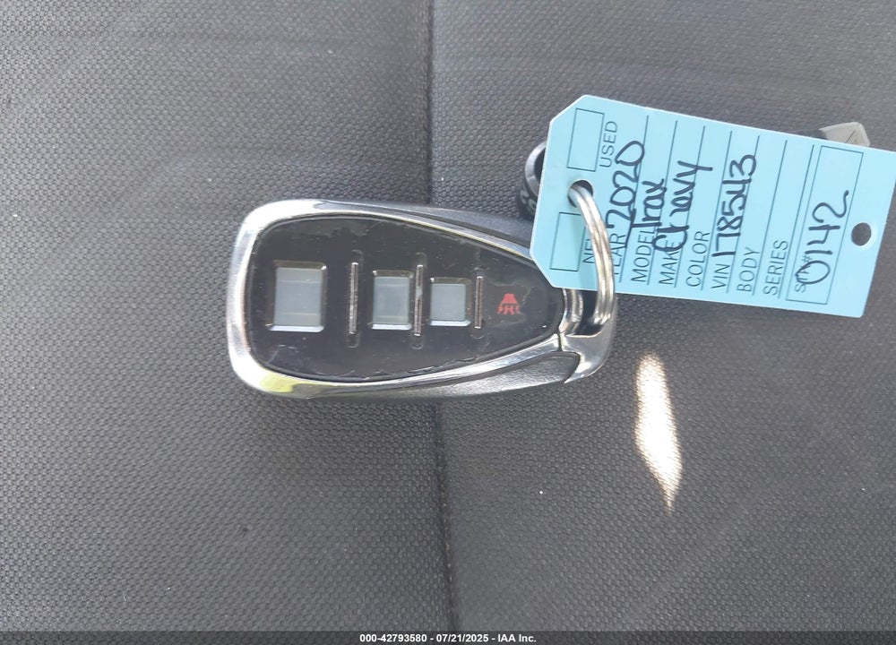 2020 CHEVROLET TRAX VIN: 3GNCJLSB3LL178543