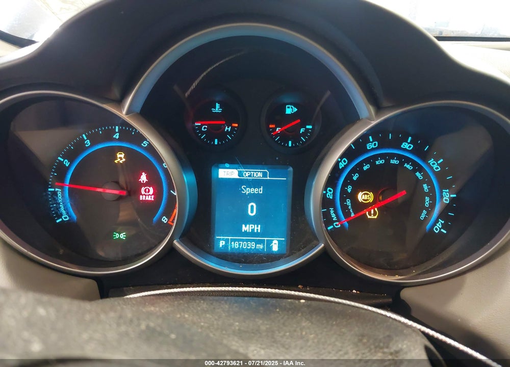 2013 CHEVROLET CRUZE VIN: 1G1PA5SH5D7165639