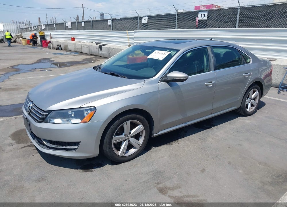 2012 VOLKSWAGEN PASSAT VIN: 1VWBP7A32CC099216