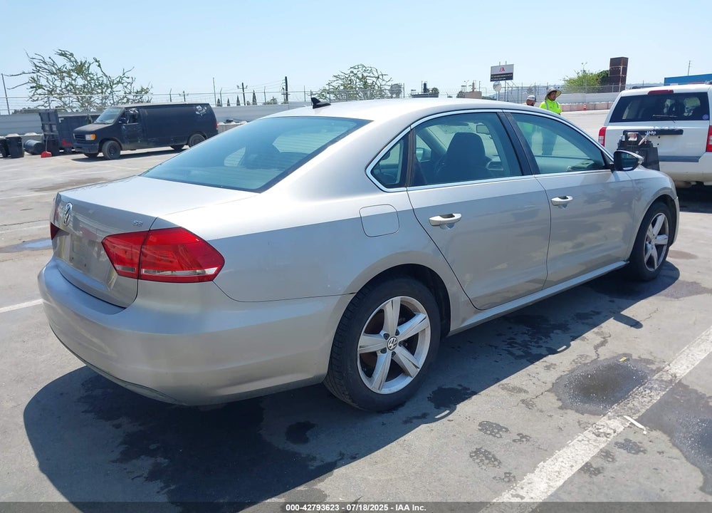 2012 VOLKSWAGEN PASSAT VIN: 1VWBP7A32CC099216