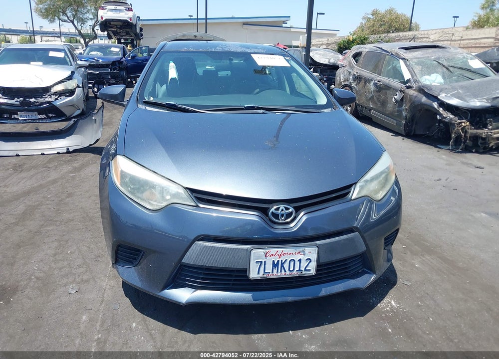 2015 TOYOTA COROLLA VIN: 5YFBURHE0FP288716