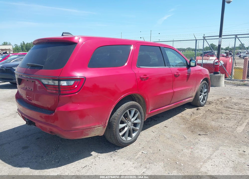2014 DODGE DURANGO VIN: 1C4RDJAG4EC500021