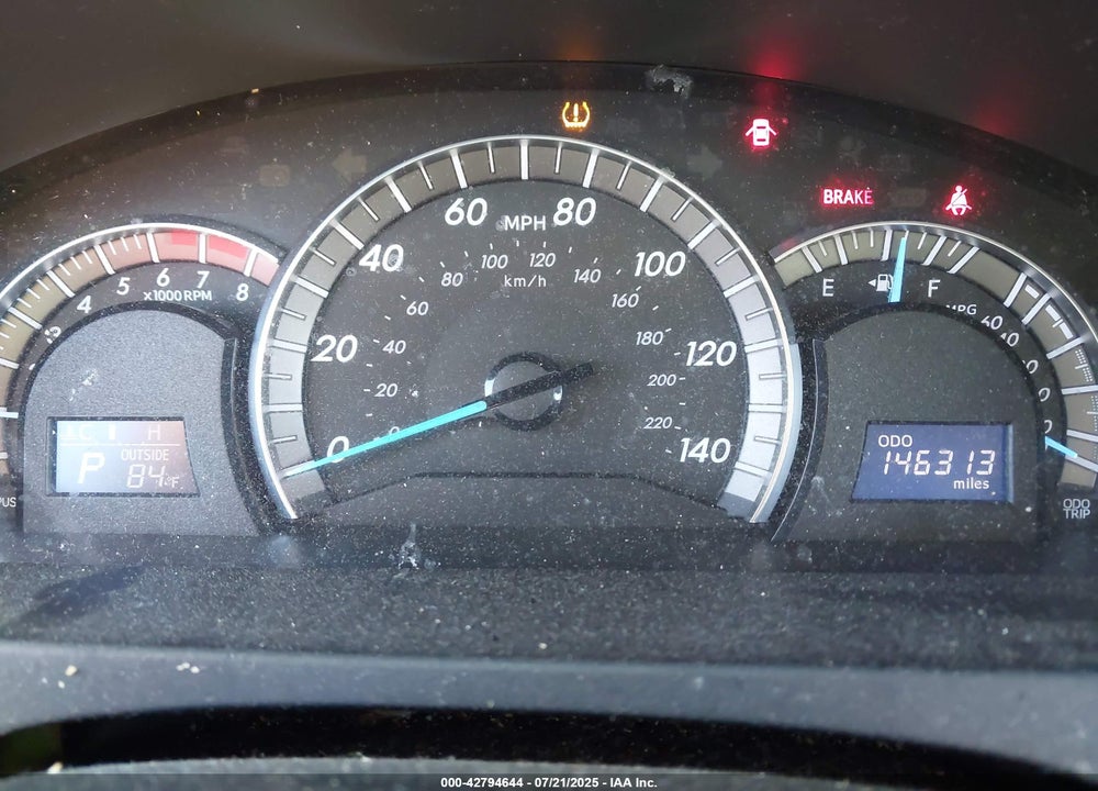 2012 TOYOTA CAMRY VIN: 4T1BF1FK5CU507930