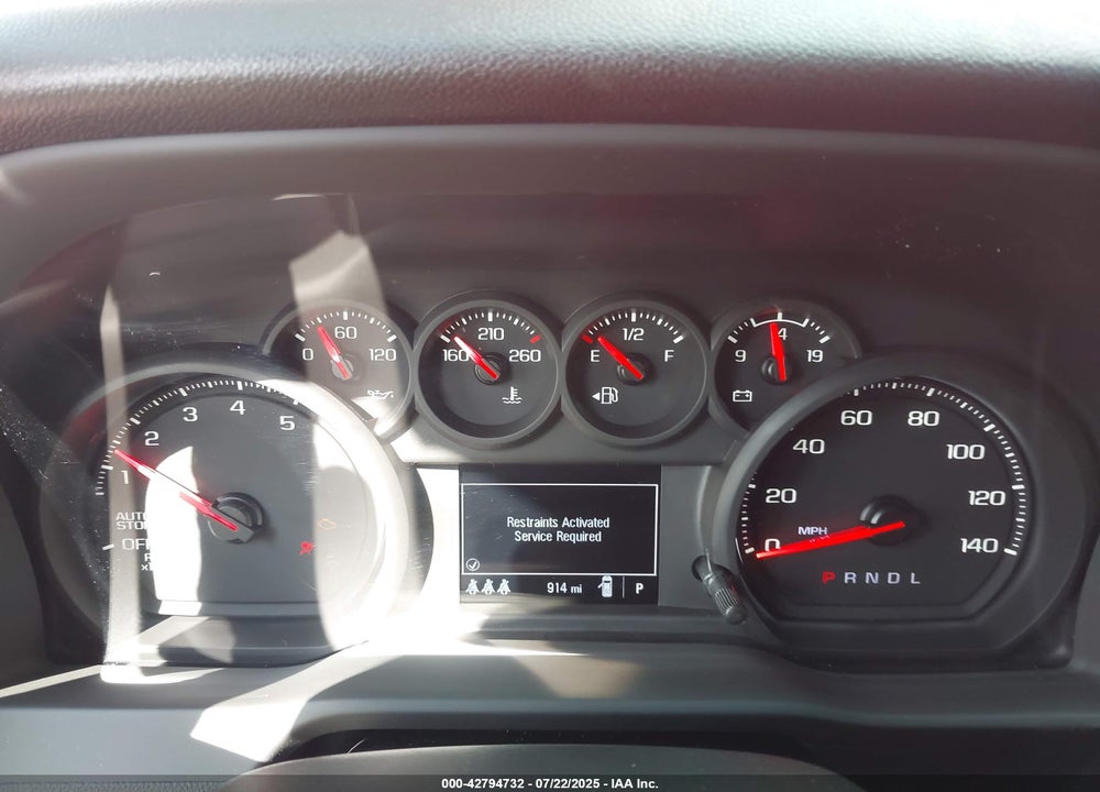 2025 CHEVROLET SILVERADO 1500 VIN: 1GCPABEK9SZ180434
