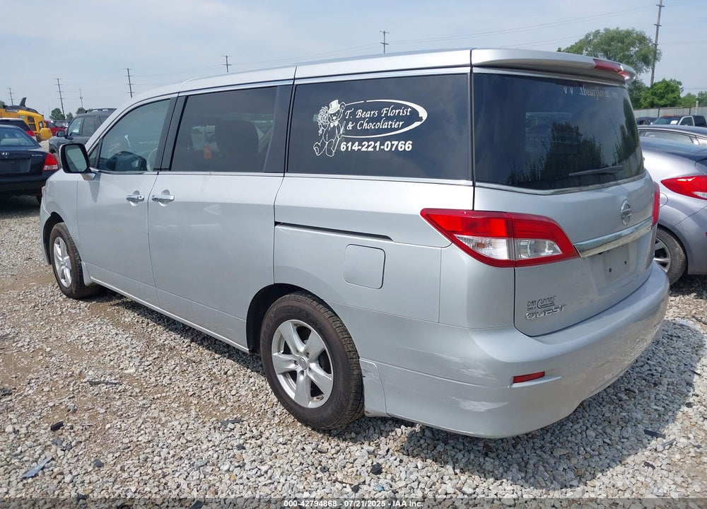 2012 NISSAN QUEST VIN: JN8AE2KP8C9047924