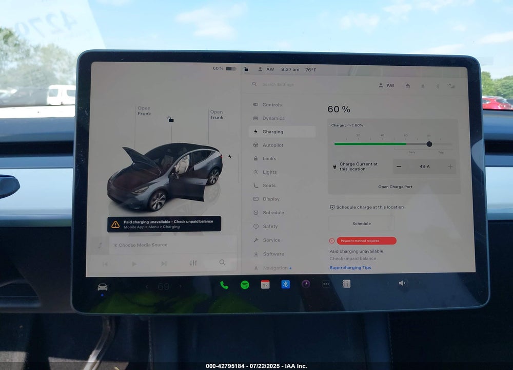 2023 TESLA MODEL Y VIN: 7SAYGAEE9PF873334