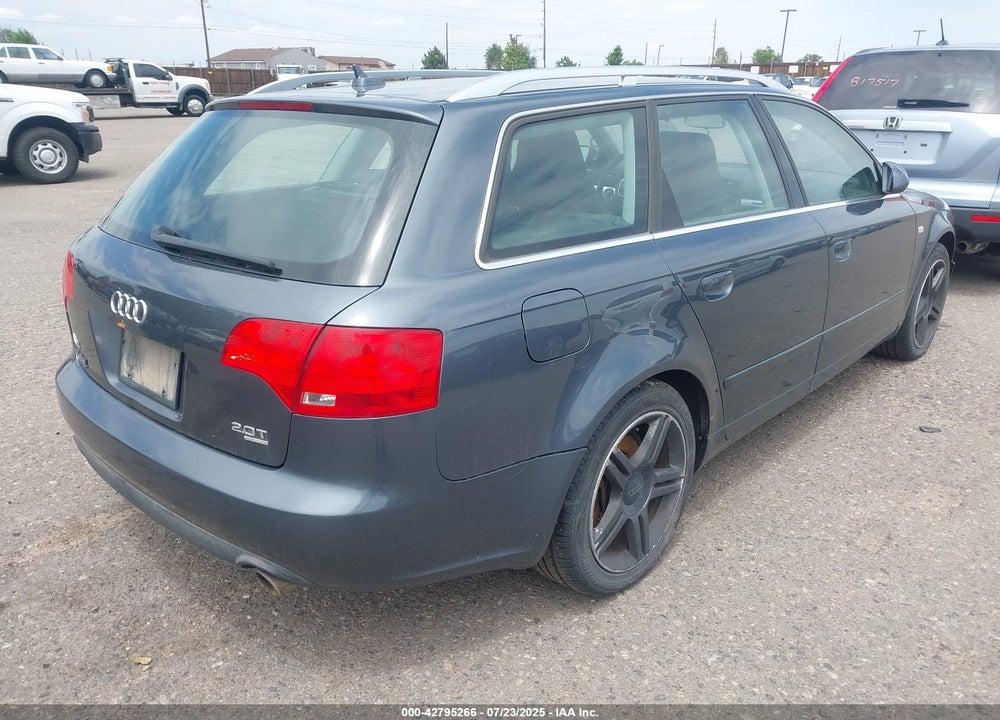 2007 AUDI A4 VIN: WAUKF78E77A186072