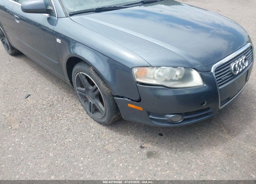 2007 AUDI A4 VIN: WAUKF78E77A186072