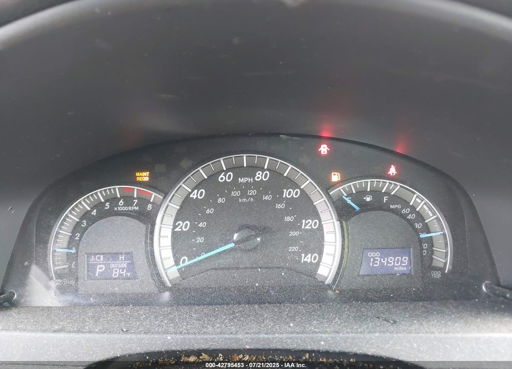 2013 TOYOTA CAMRY VIN: 4T1BF1FK1DU659463