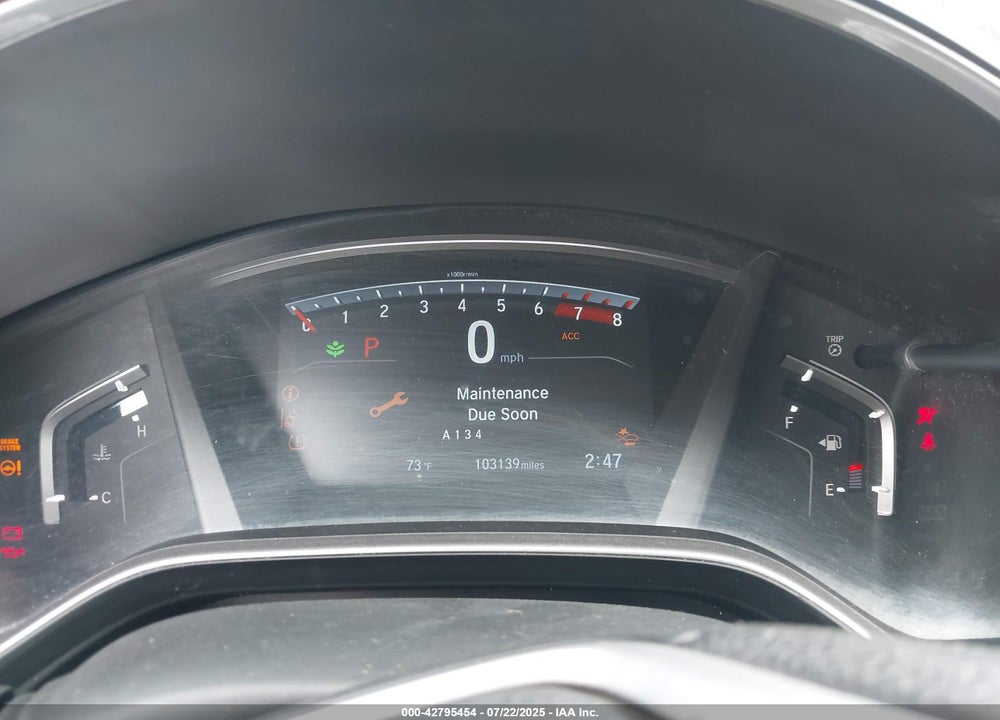 2019 HONDA CR-V VIN: 5J6RW1H57KA048839