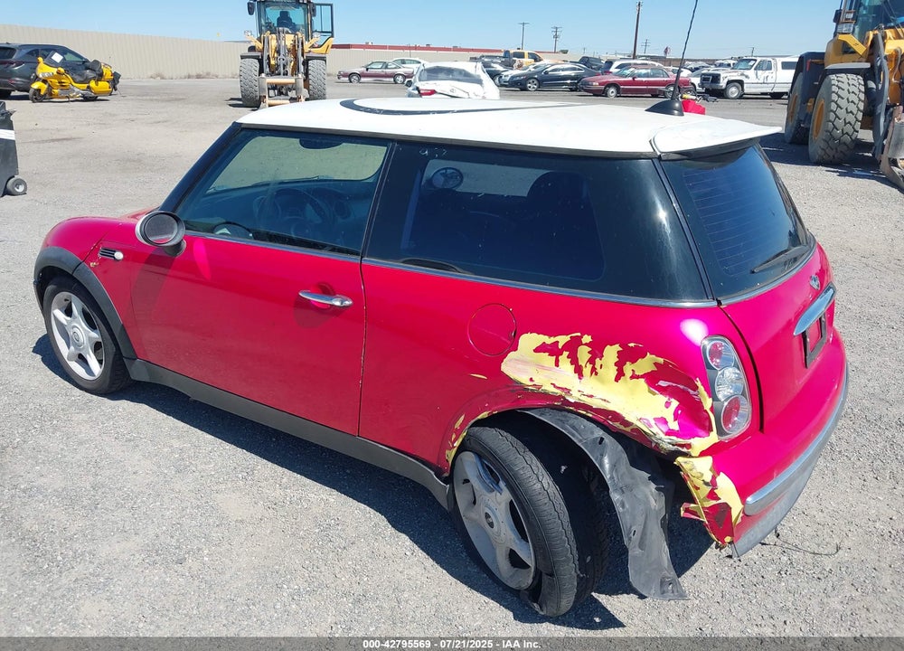 2004 MINI COOPER VIN: WMWRC33444TJ62861
