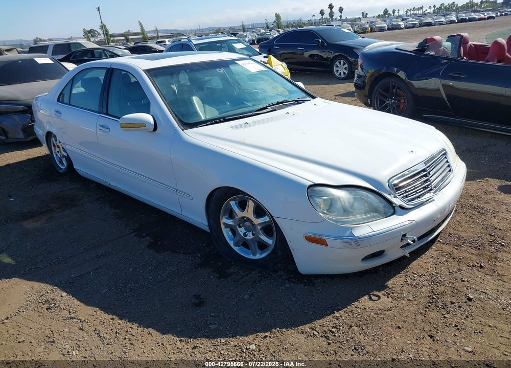 2000 MERCEDES-BENZ S 500 VIN: WDBNG75J9YA084416
