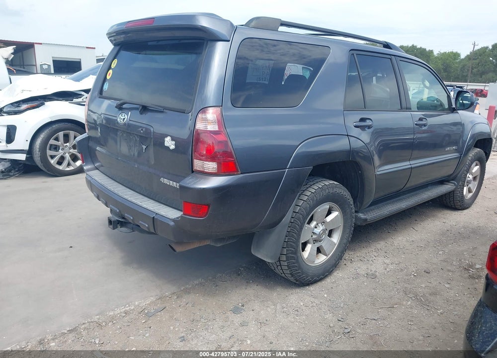 2005 TOYOTA 4RUNNER LIMITED V8 VIN: JTEBT17R650053248
