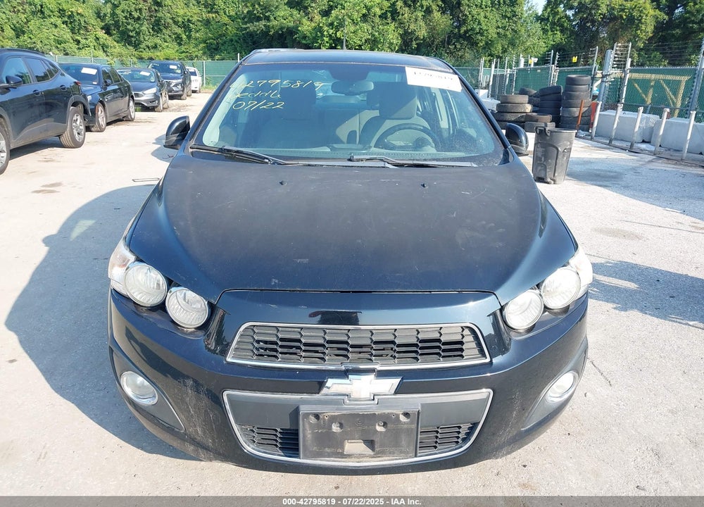 2012 CHEVROLET SONIC VIN: 1G1JC5SHXC4202619