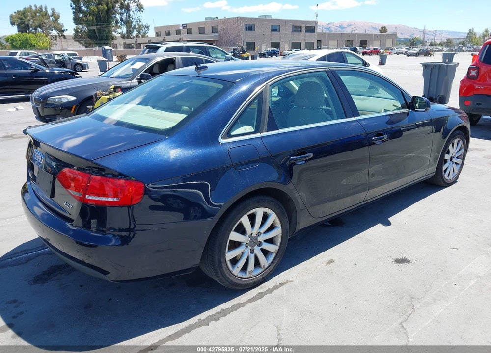 2010 AUDI A4 VIN: WAUEFAFL8AN028836