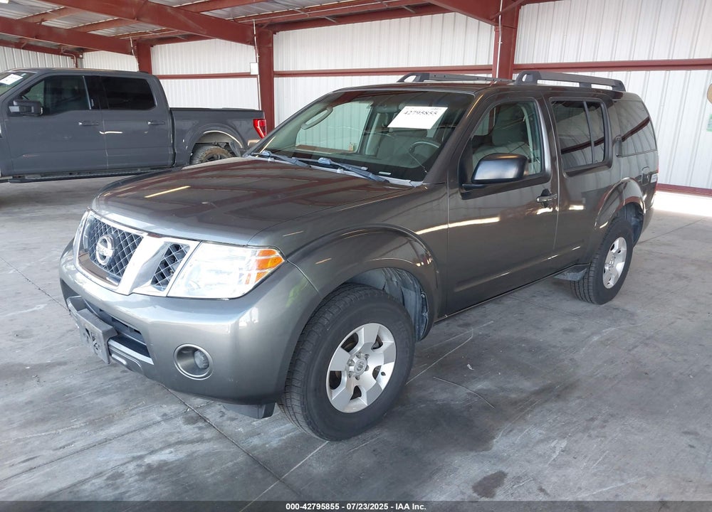 2008 NISSAN PATHFINDER VIN: 5N1AR18B58C654973