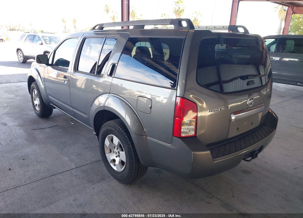 2008 NISSAN PATHFINDER VIN: 5N1AR18B58C654973