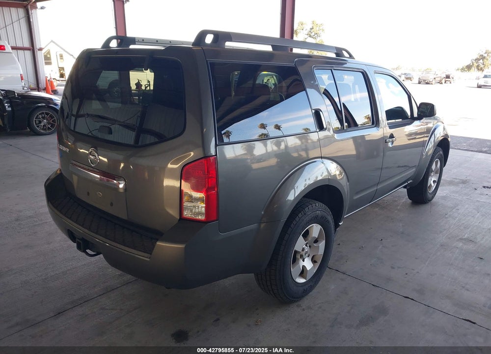 2008 NISSAN PATHFINDER VIN: 5N1AR18B58C654973
