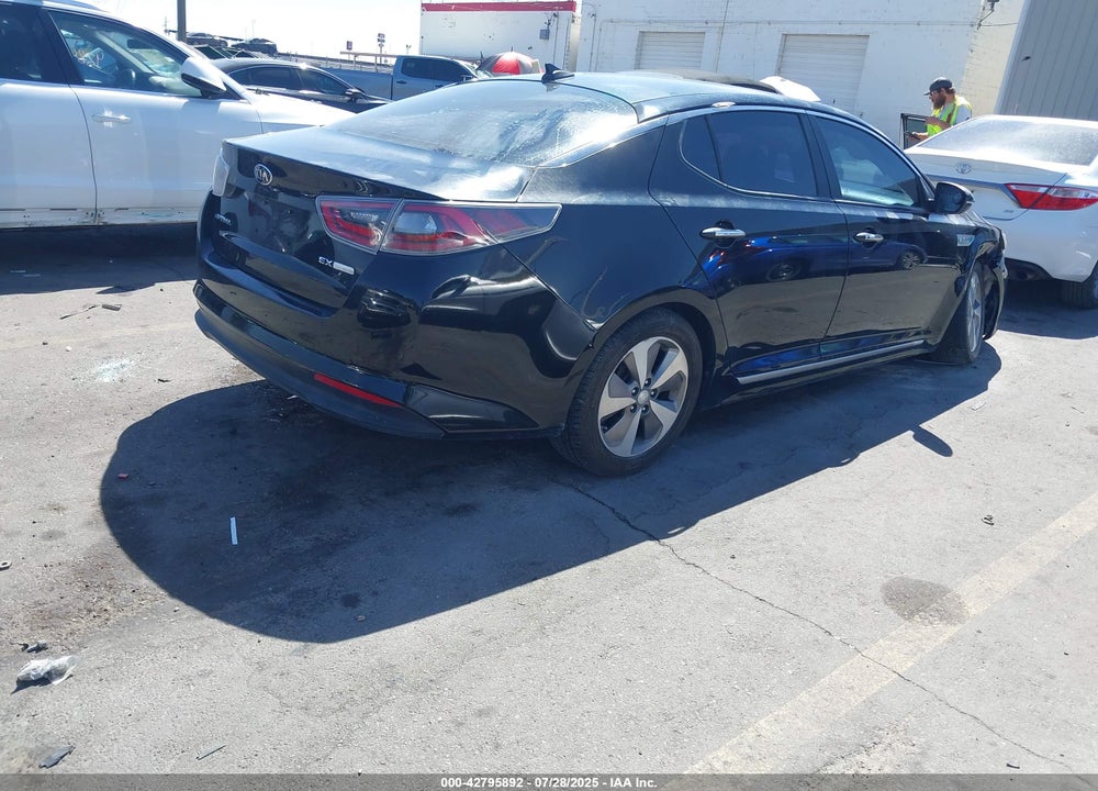 2014 KIA OPTIMA HYBRID EX VIN: KNAGN4AD1E5073586