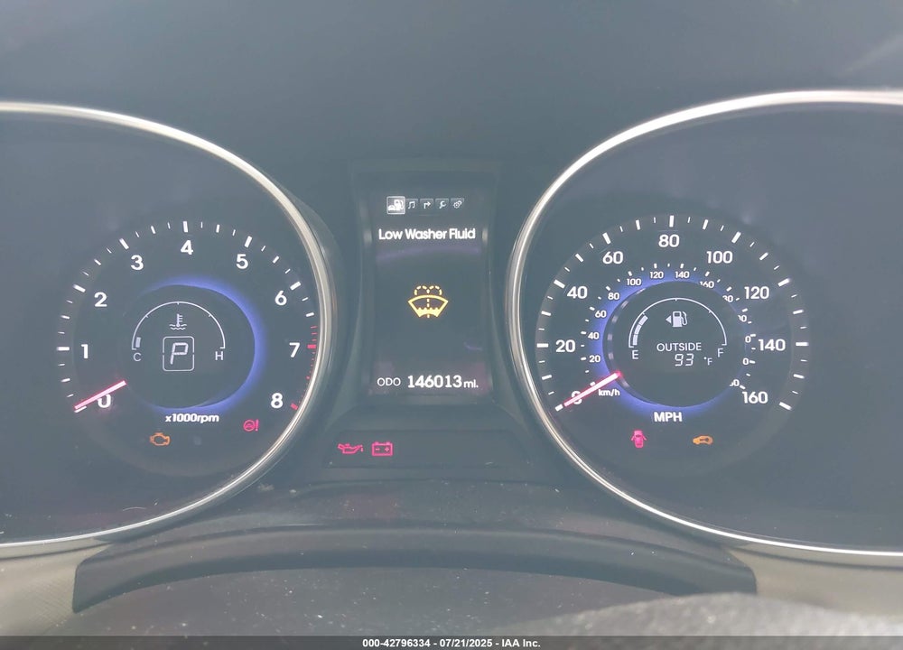2013 HYUNDAI SANTA FE VIN: KM8SR4HF6DU007740