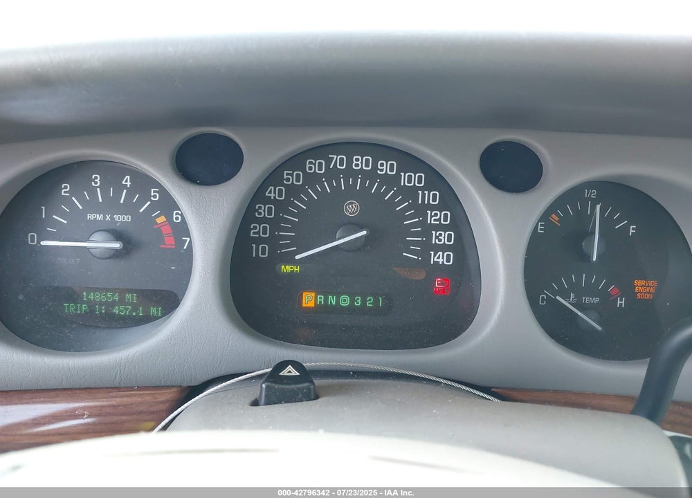 2002 BUICK LESABRE CUSTOM VIN: 1G4HP54K92U302319