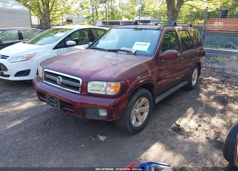 2002 NISSAN PATHFINDER VIN: JN8DR09X92W666561