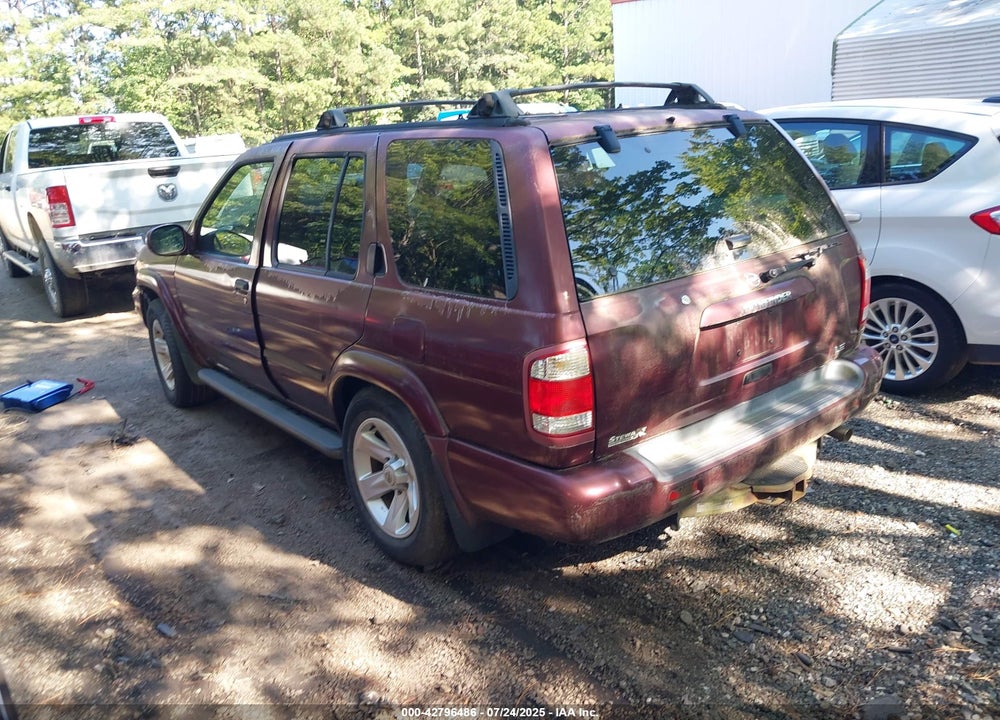 2002 NISSAN PATHFINDER VIN: JN8DR09X92W666561