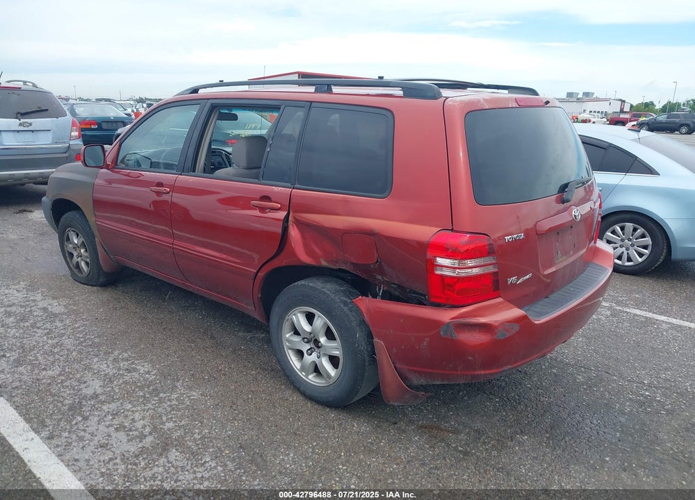 2003 TOYOTA HIGHLANDER V6 VIN: JTEHF21A830129267