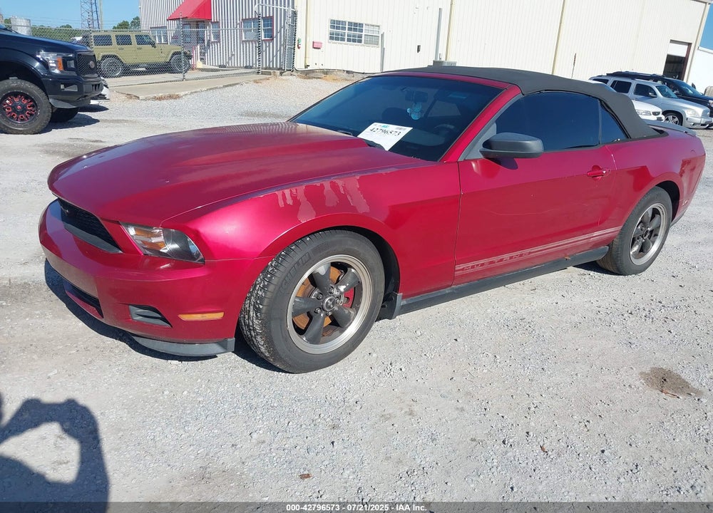 2012 FORD MUSTANG V6 VIN: 1ZVBP8EM8C5237256