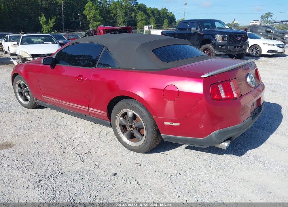 2012 FORD MUSTANG V6 VIN: 1ZVBP8EM8C5237256