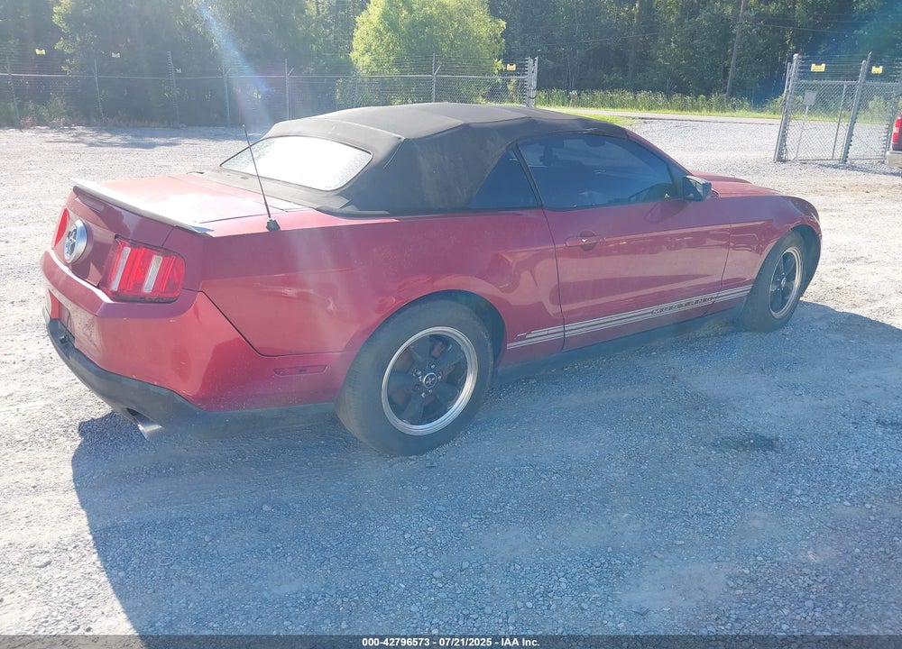 2012 FORD MUSTANG V6 VIN: 1ZVBP8EM8C5237256