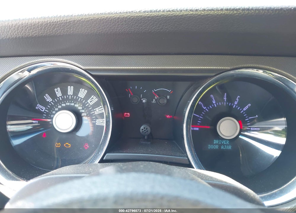2012 FORD MUSTANG V6 VIN: 1ZVBP8EM8C5237256