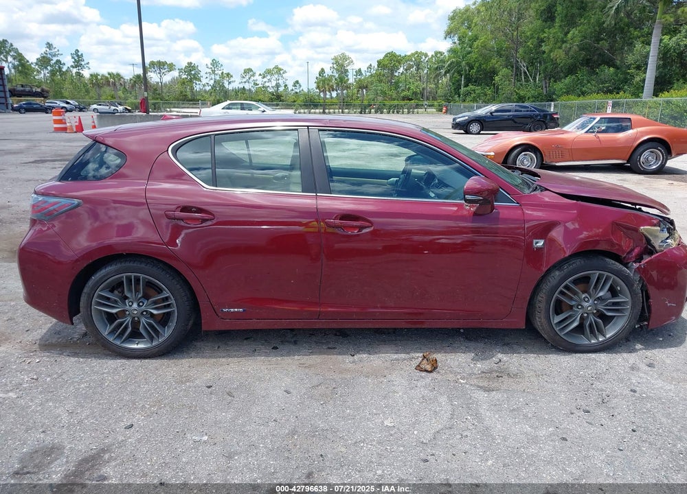 2011 LEXUS CT 200H VIN: JTHKD5BH9B2015938
