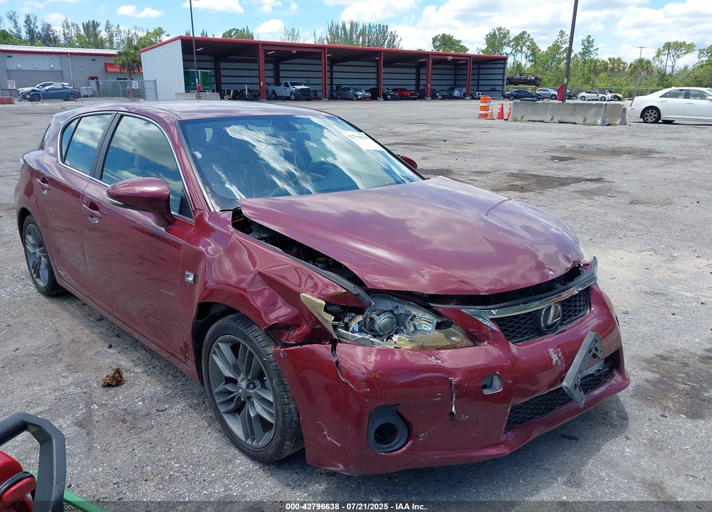2011 LEXUS CT 200H VIN: JTHKD5BH9B2015938
