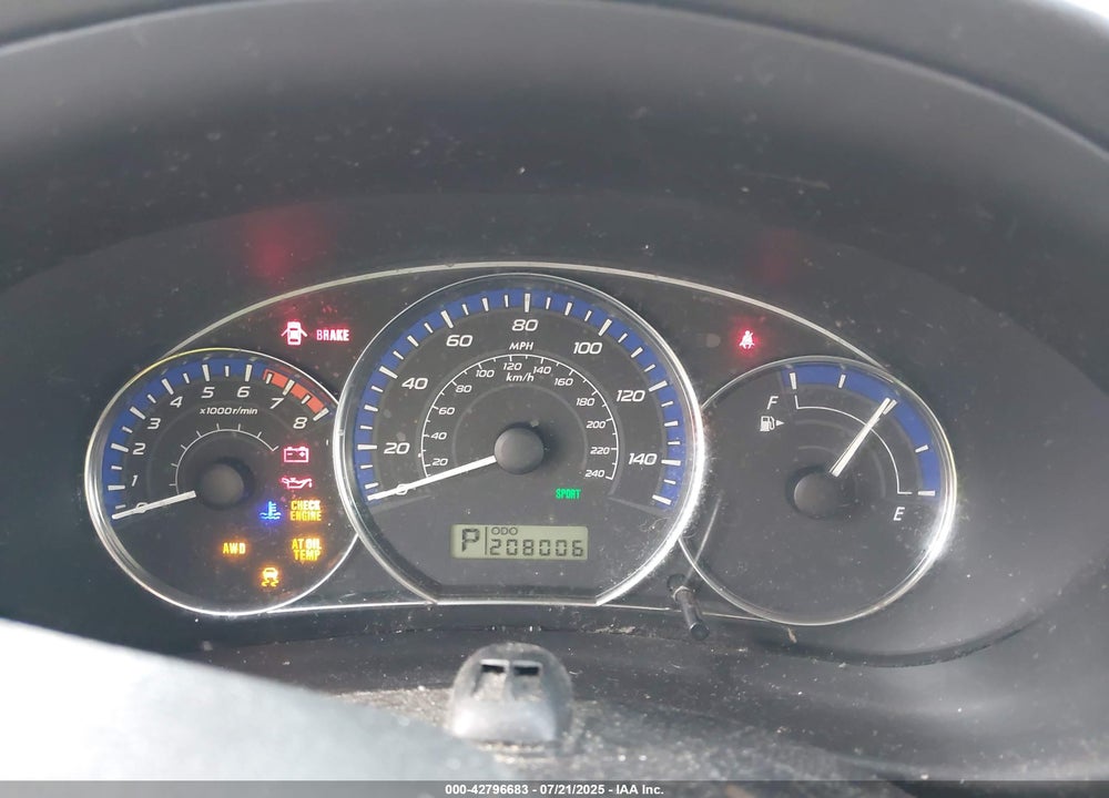 2011 SUBARU FORESTER VIN: JF2SHABC2BH751153