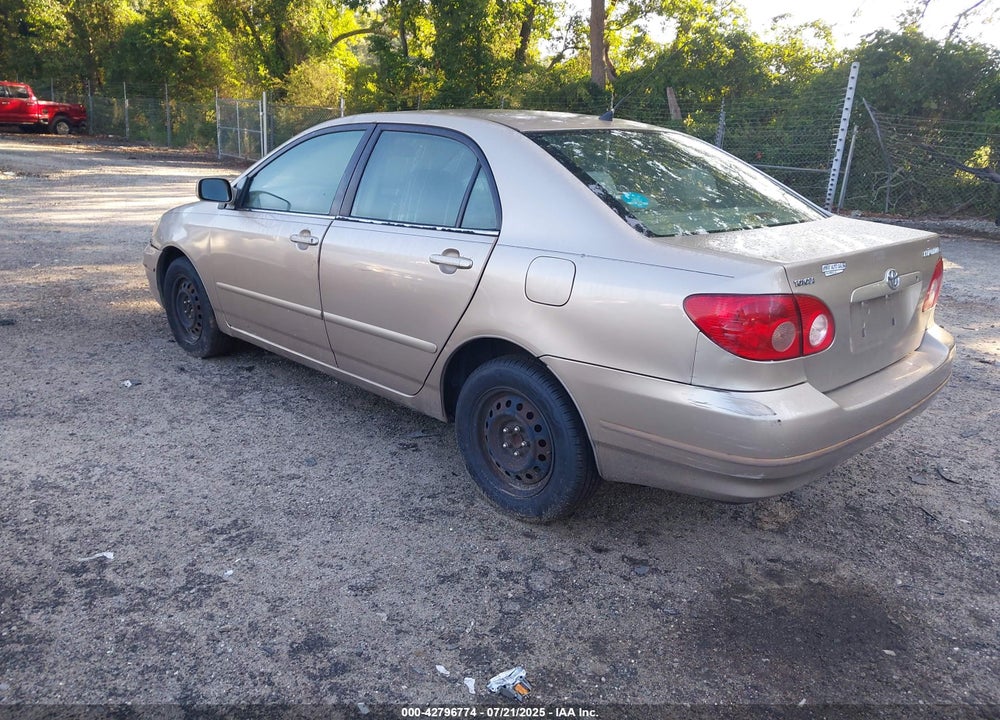 2005 TOYOTA COROLLA LE VIN: 2T1BR30EX5C375080