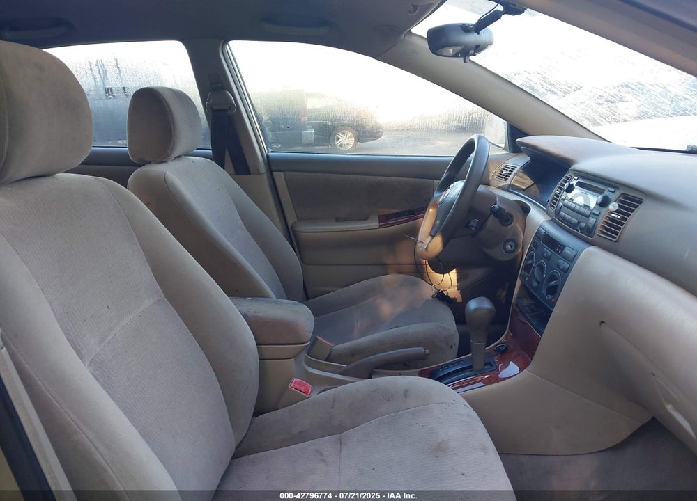 2005 TOYOTA COROLLA LE VIN: 2T1BR30EX5C375080