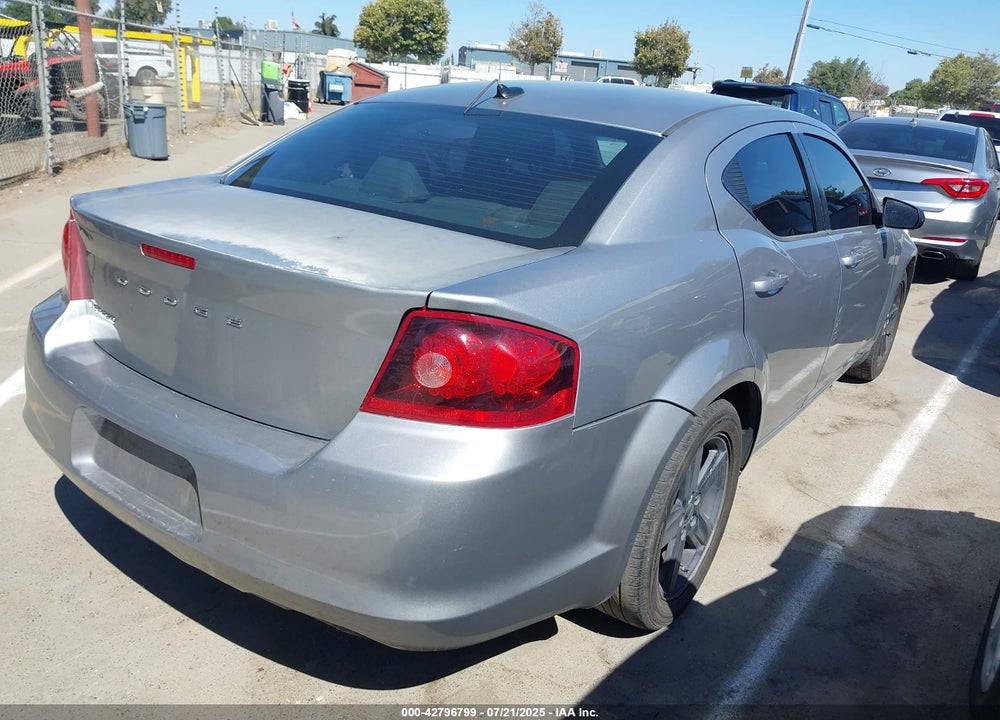 2013 DODGE AVENGER VIN: 1C3CDZAB9DN534875