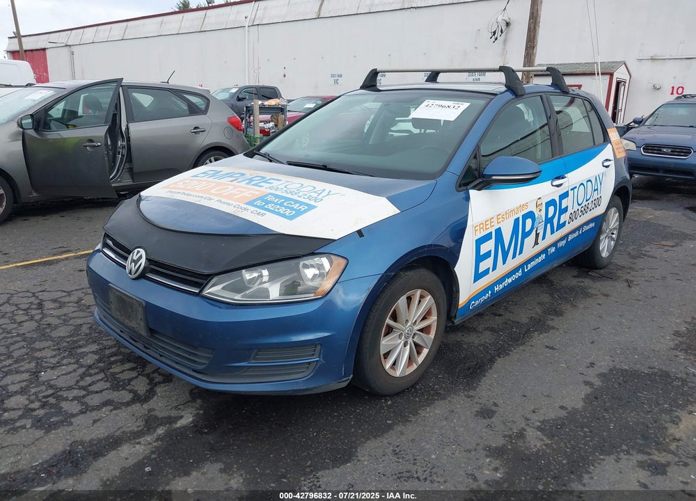 2016 VOLKSWAGEN GOLF VIN: 3VW217AU8GM032876