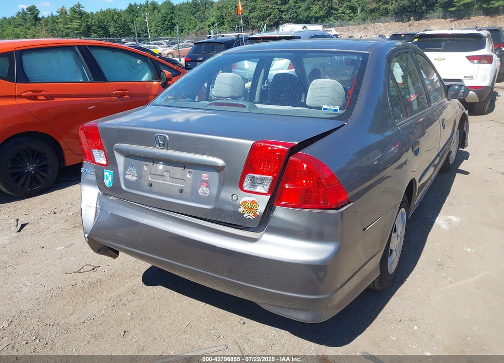 2005 HONDA CIVIC VP VIN: 2HGES16485H526610
