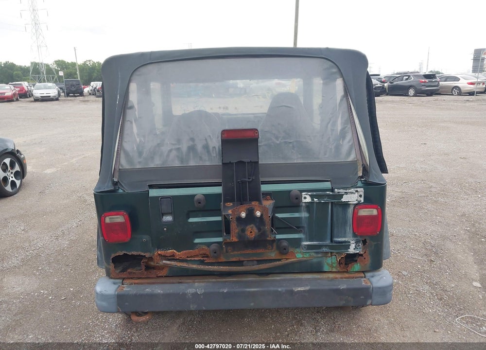 1999 JEEP WRANGLER SE VIN: 1J4FY29P7XP479351