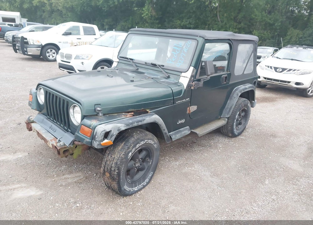 1999 JEEP WRANGLER SE VIN: 1J4FY29P7XP479351