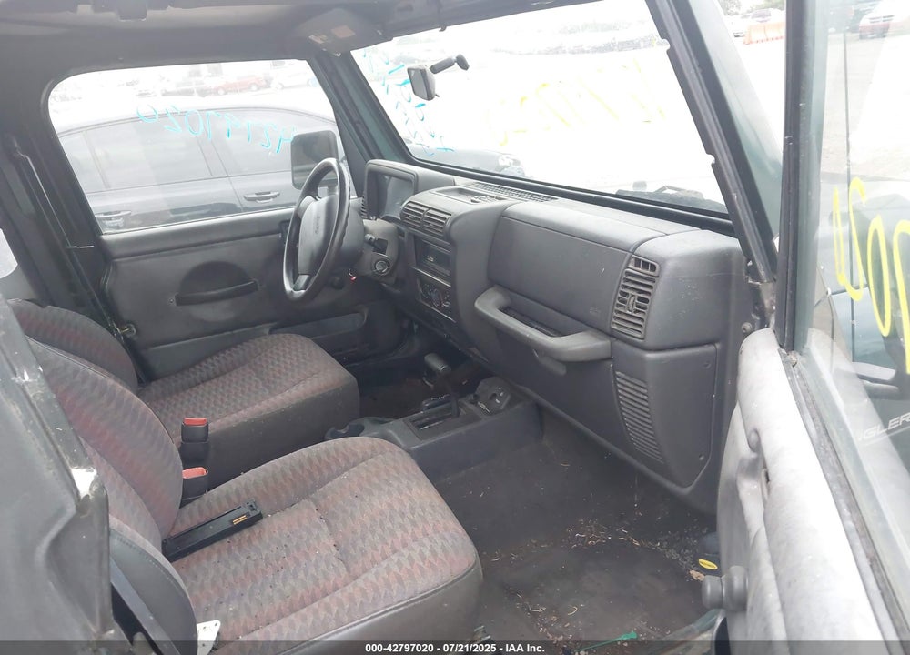 1999 JEEP WRANGLER SE VIN: 1J4FY29P7XP479351