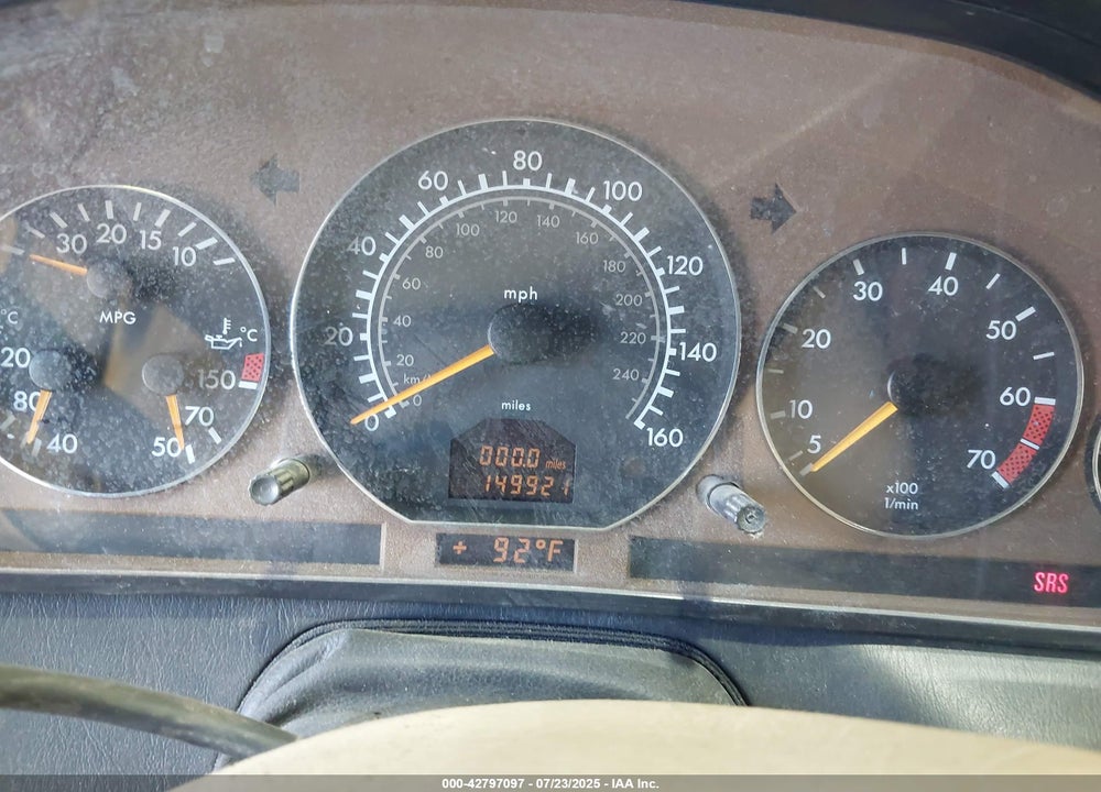 1999 MERCEDES-BENZ SL 500 VIN: WDBFA68F1XF171624