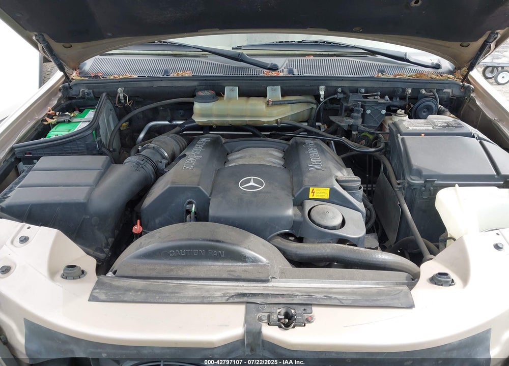 2001 MERCEDES-BENZ ML 320 VIN: 4JGAB54E01A250833