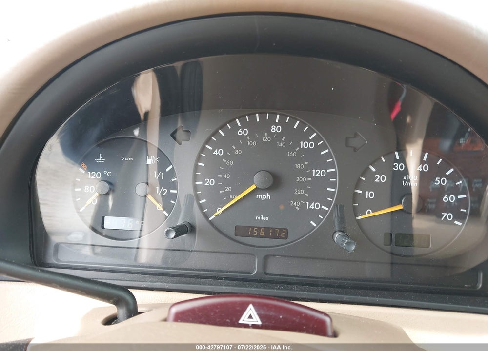 2001 MERCEDES-BENZ ML 320 VIN: 4JGAB54E01A250833