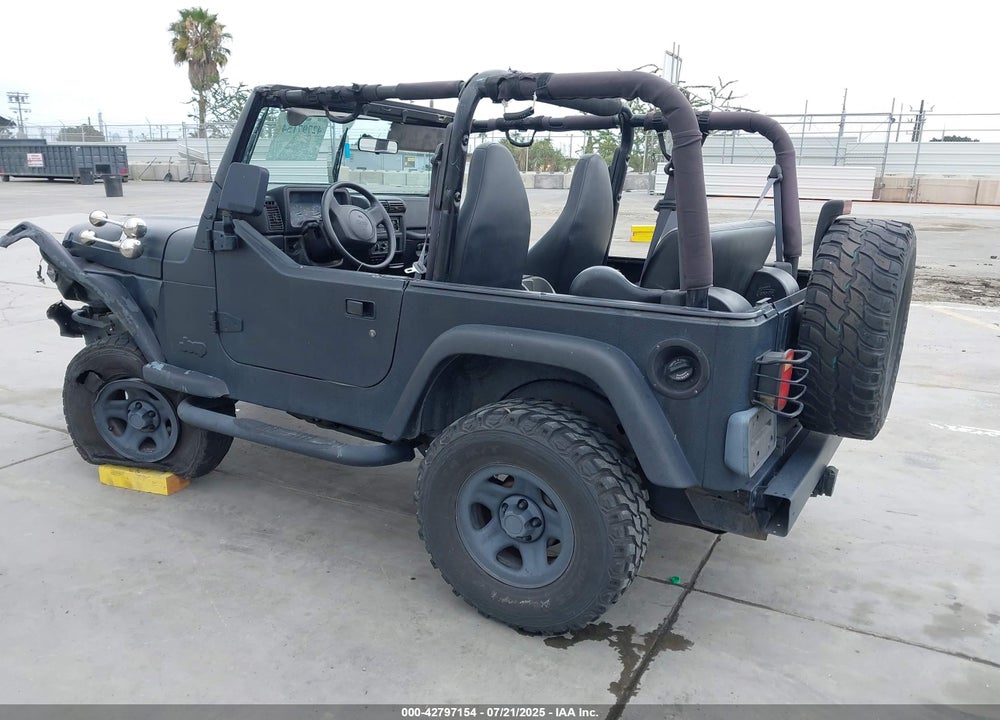 1998 JEEP WRANGLER SE VIN: 1J4FY29P4WP778388