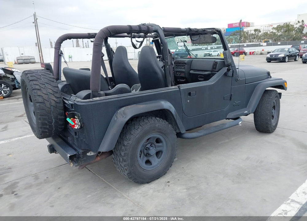 1998 JEEP WRANGLER SE VIN: 1J4FY29P4WP778388