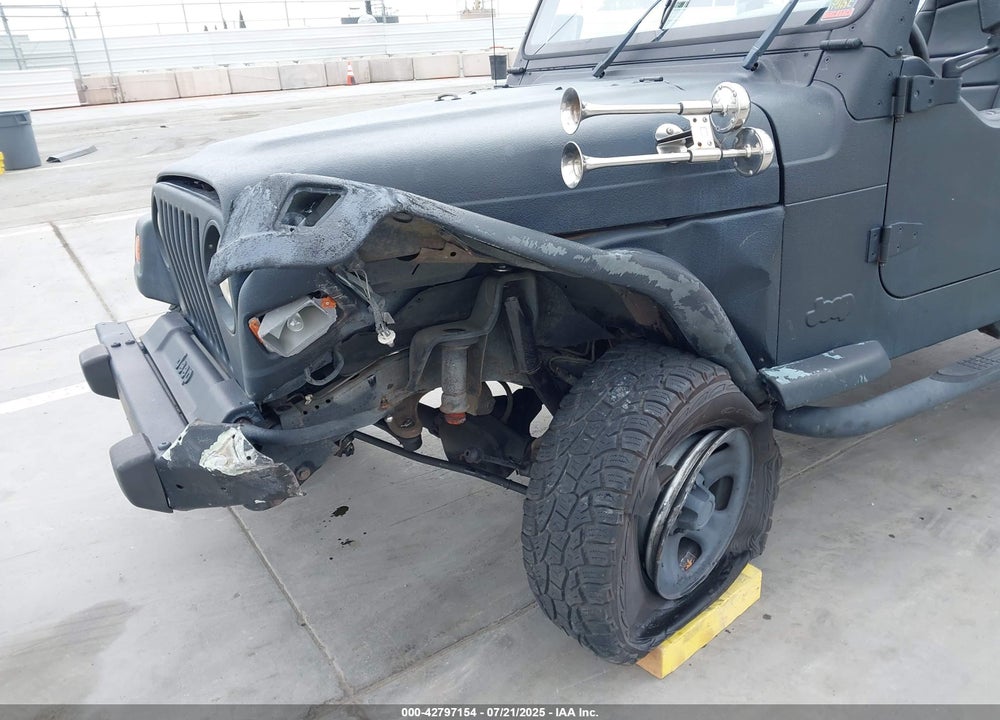 1998 JEEP WRANGLER SE VIN: 1J4FY29P4WP778388